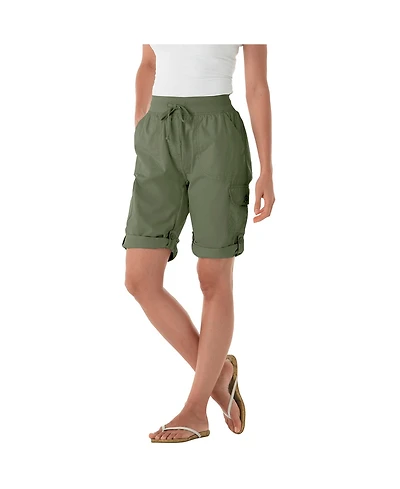 Woman Within Women's Convertible Length Cargo Bermuda/Short