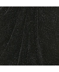 Pre-Owned Isabel Marant Women's Etoile Black Glittered Velvet Alyssa Midi Skirt