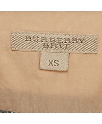 Pre-Owned Burberry Women's Brit Checked Cotton Tunic