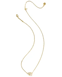 Kendra Scott Gold Plated Glass-Stone Pendant Necklace