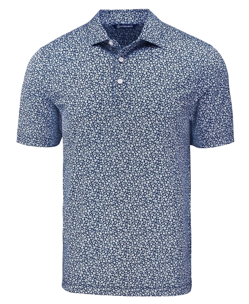 Cutter & Buck Men's Pike Eco Flora Print Recycled Polo