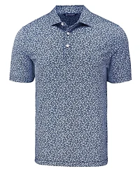 Cutter & Buck Men's Pike Eco Flora Print Recycled Polo