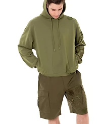 Dai Moda Men's Menswear Patches Cargo Shorts