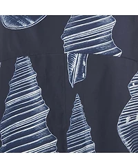 Pre-Owned Stella Mccartney Women's Blue Ariah Shell Print Sati Silk Midi Skirt