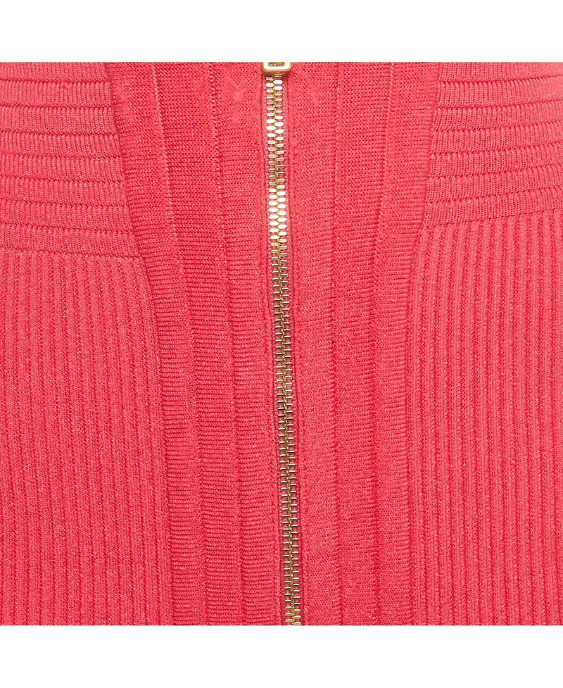 Pre-Owned Balmain Women's Pink Stretch Knit Mini Skirt