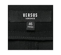 Pre-Owned Versace Women's Pre-Owned Versus Versace Black Crepe Safety Pin Detail Trousers