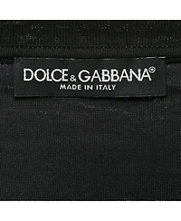 Pre-Owned Dolce & Gabbana Women's Black Dgcool Print Jersey Sleeveless T-Shirt