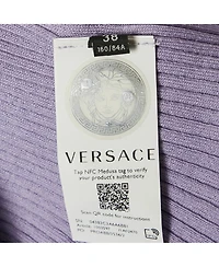 Pre-Owned Versace Women's Rib Knit Top