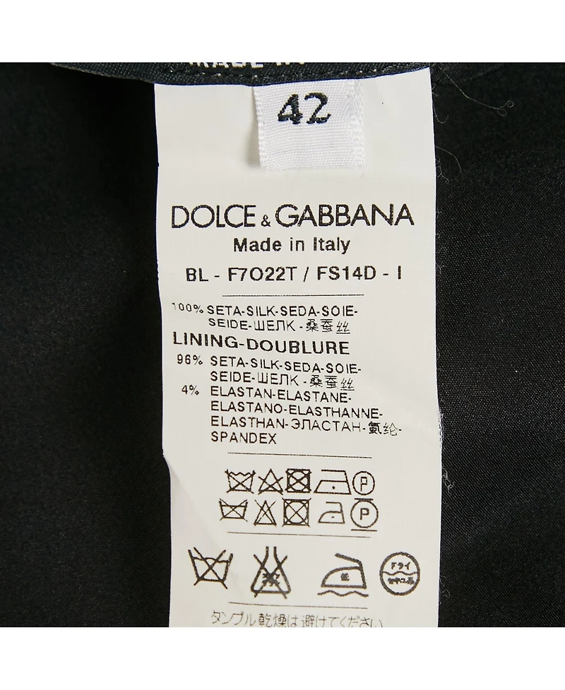 Pre-Owned Dolce & Gabbana Women's Floral Print Long Sleeve Blouse