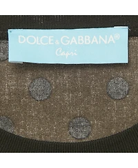 Pre-Owned Dolce & Gabbana Women's Printed Cotton Lisola Di Capri Top