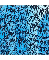 Pre-Owned Stella Mccartney Women's Blue Printed Crepe Midi Skirt