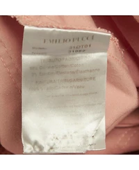 Pre-Owned Emilio Pucci Women's Pink Cotton Low Jeans