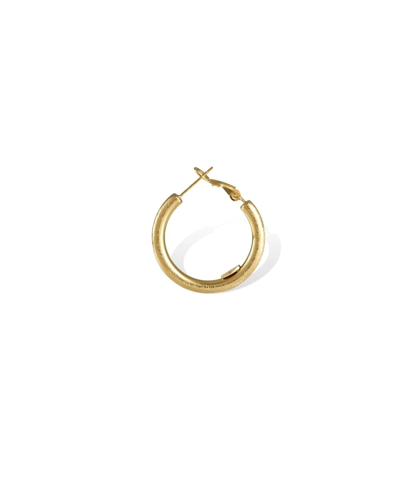Retro Chic Small Hoop Earrings