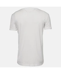 Pre-Owned Dolce & Gabbana Women's Black And Beige Dice Key Printed Silk Short Sleeve Top