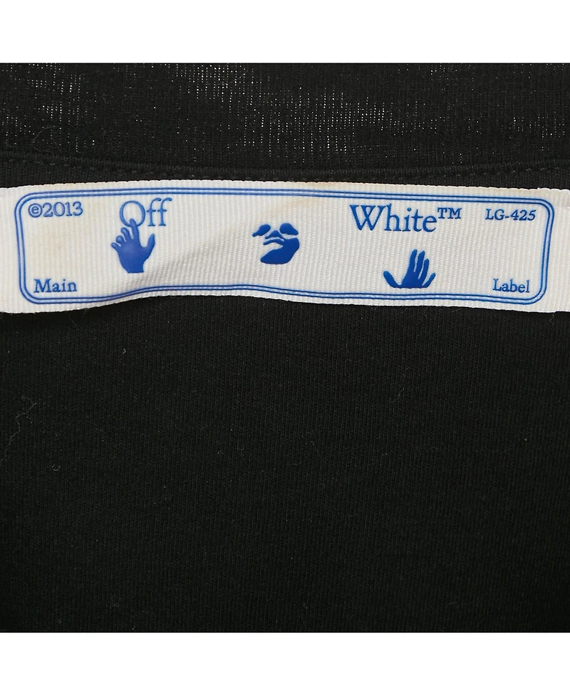 Pre-Owned Off-White Women's Logo Print Cotton Crew Neck T-Shirt