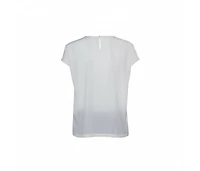 Pre-Owned Dolce & Gabbana Women's Black And Beige Dice Key Printed Silk Short Sleeve Top