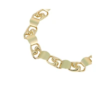 Women's The SwirlBlock-Link Chain Necklace - California Gold