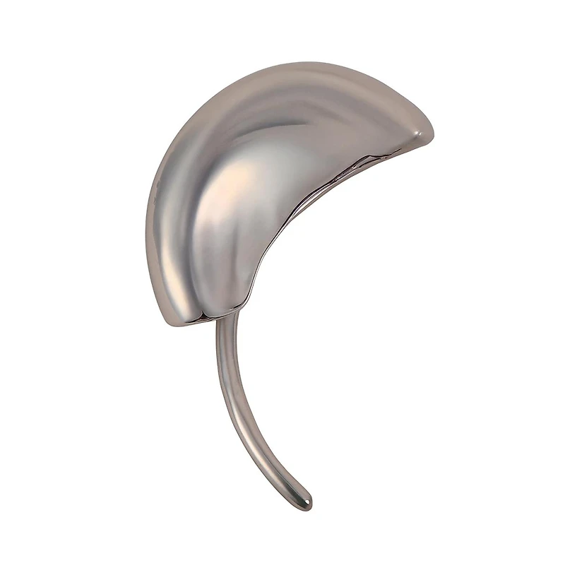 Women's The Metallic-Mold Cuff Earrings - Metallic Silver