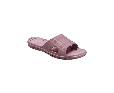 Tecs Women's Pvc Slide Sandal Rose