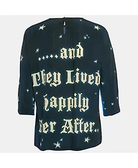 Pre-Owned Dolce & Gabbana Women's Printed Silk Top