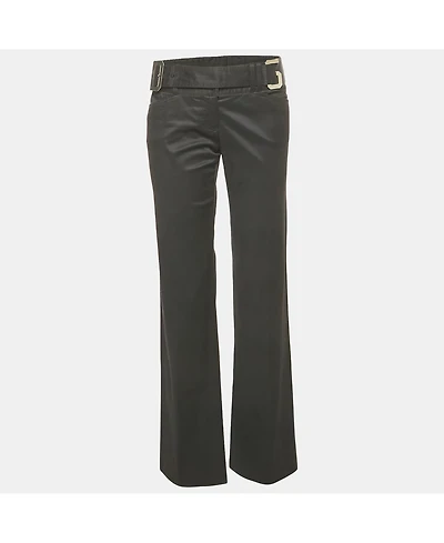 Pre-Owned Dolce & Gabbana Women's Gabardine Belted Pants