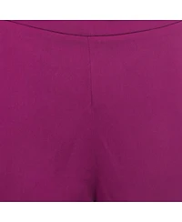 Pre-Owned Stella Mccartney Women's Purple Crepe Jogger Pants