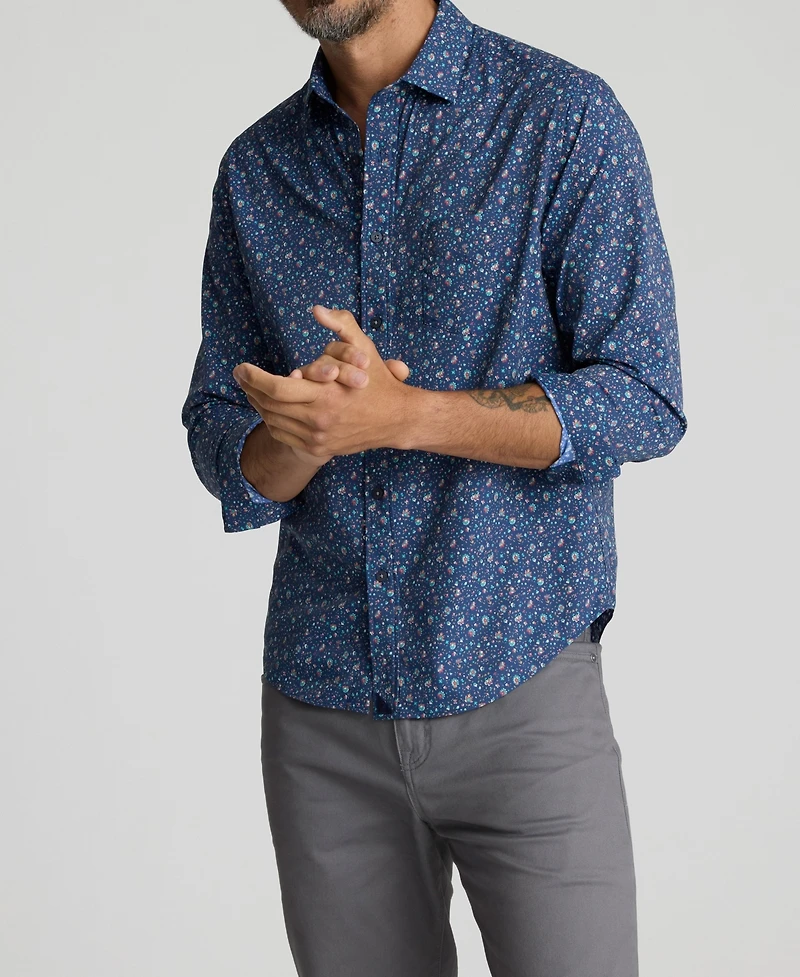 UNTUCKit Men's Regular Fit Wrinkle-Free Millerford Button Up Shirt