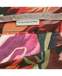 Pre-Owned Stella Mccartney Women's Multicolor Floral Print Silk Wrap Style Skirt