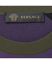 Pre-Owned Versace Women's Multicolor Animal Print Jersey Sweatshirt