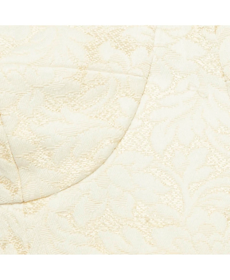 Pre-Owned Dolce & Gabbana Women's Jacquard Silk Crop Top