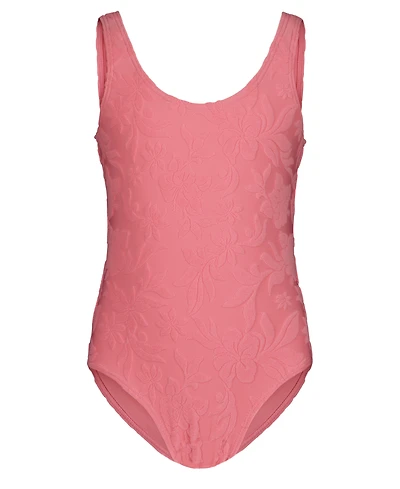 Roxy Girls' 7-16 Floral Loop One-Piece Swimsuit
