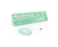 Risokeys Colorful Round Keycap 2.4G Wireless Keyboard & Mouse Combo