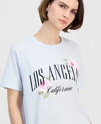 Love Tribe Juniors' Los Angeles Graphic T-Shirt