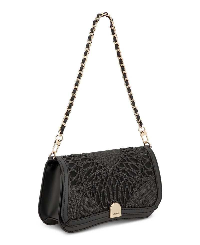Nine West Women's Somi Chain Flap Shoulder Bag