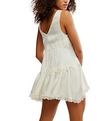 Free People Women's This Groove V-Neck Mini Slip Dress