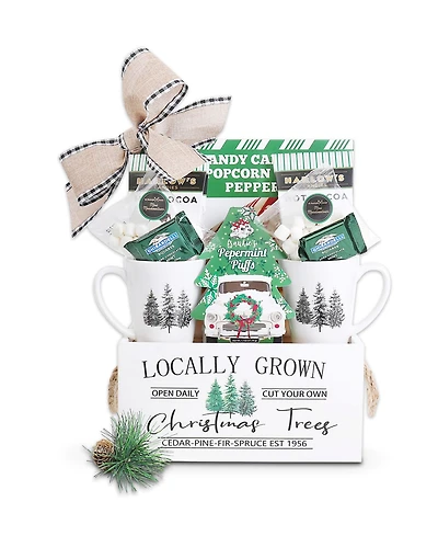 Alder Creek Gift Baskets Holiday Locally Grown Trees, 10-Pc.