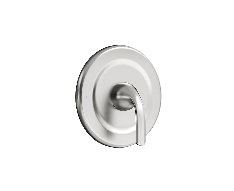 Casainc Moen-Compatible Replacement Shower Trim Kit Stainless Steel Panel and Alloy Lever