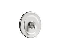 Casainc Moen-Compatible Replacement Shower Trim Kit Stainless Steel Panel and Alloy Lever