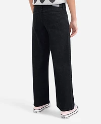 abercrombie kids Girls Sparkle Low-Rise Baggy Jeans