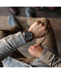 Vincero Men's Chrono S2 Chronograph Brown Leather Strap Watch 42mm