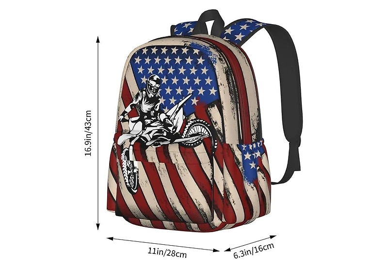 Batfox Motocross Biking Bike Backpack Multipurpose Backpack Bag for Sports, Racing, Biking, Travel, & Hiking