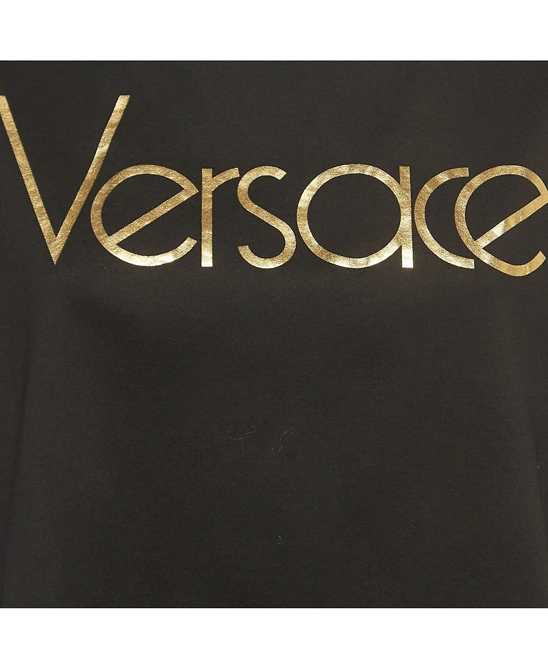 Pre-Owned Versace Women's Tribute Logo Cotton T-Shirt
