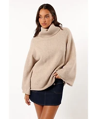 Petal and Pup Women's Bindy Cowlneck Knit Sweater