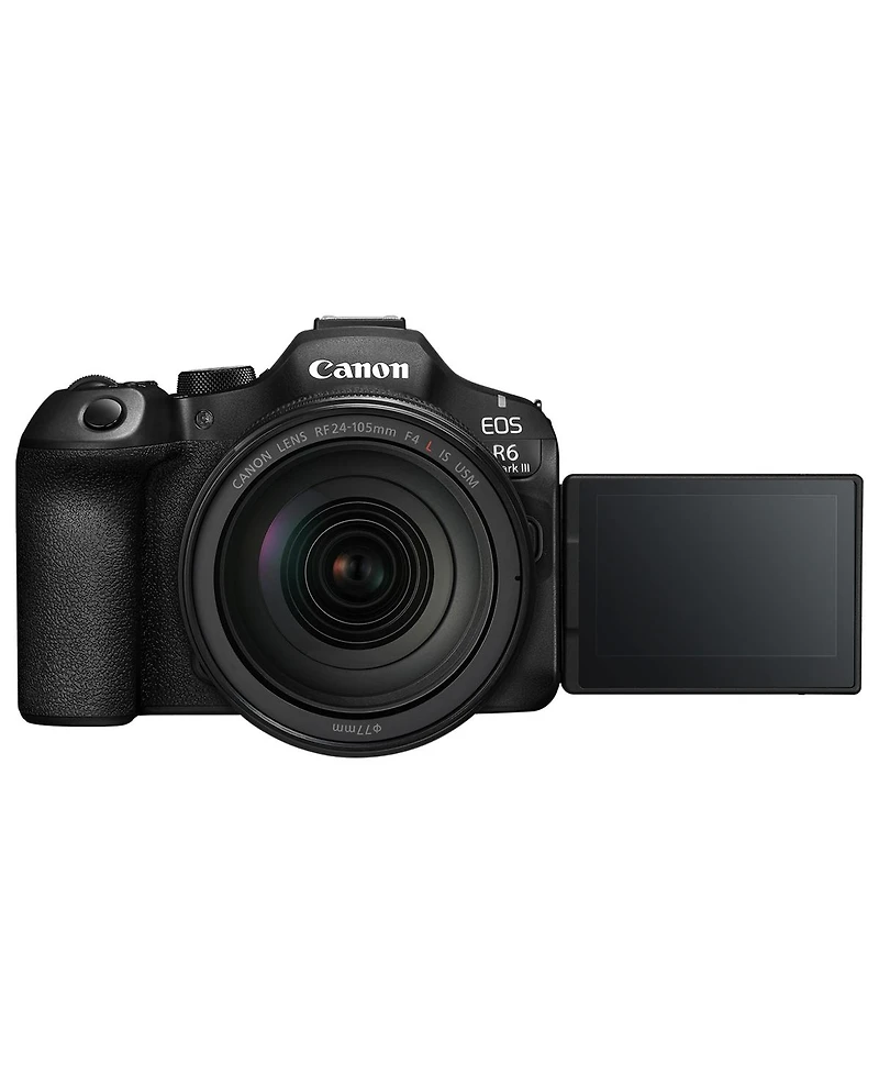 Canon Eos R6 Mark Iii Mirrorless Camera with Rf 24-105mm f/4 L Is Usm Lens