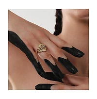 Sohi Women's The Small Link Statement Ring