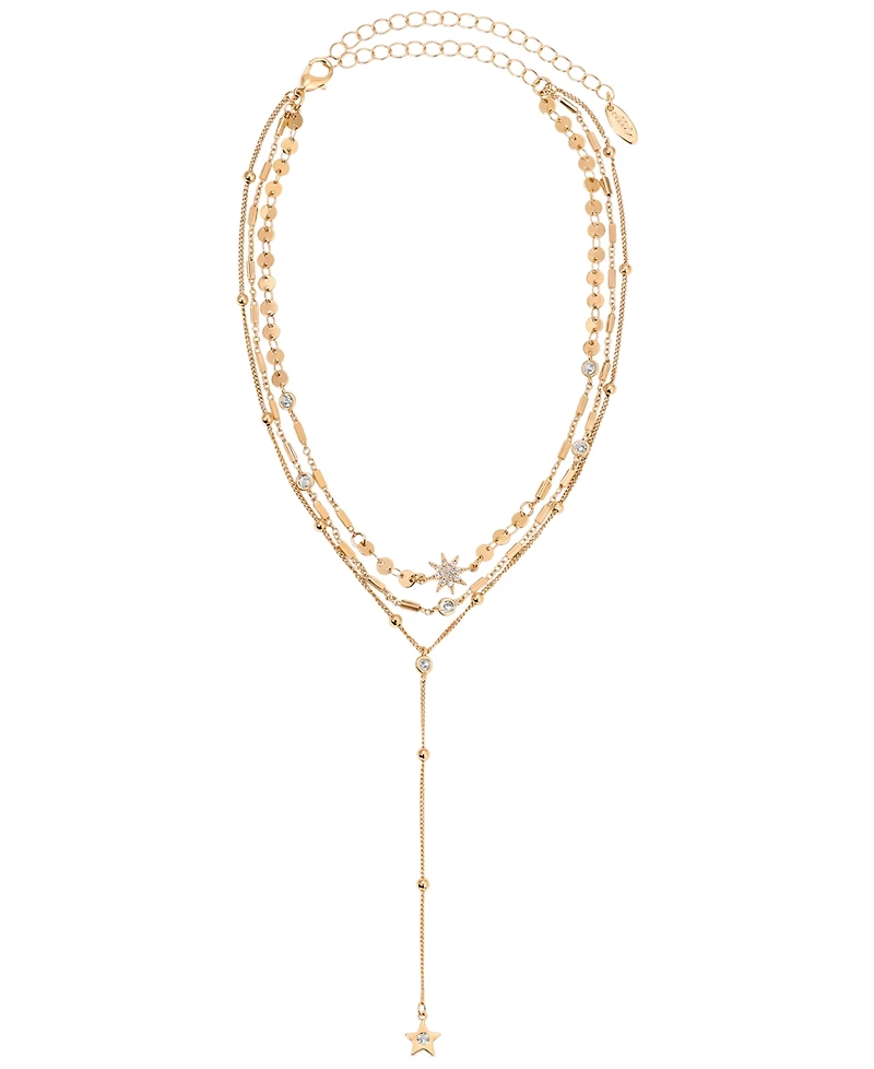 Ettika Forever Falling Multi-Chain Lariat Choker Necklace