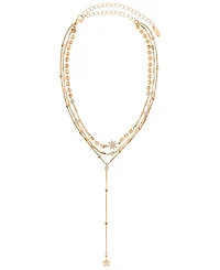 Ettika Forever Falling Multi-Chain Lariat Choker Necklace