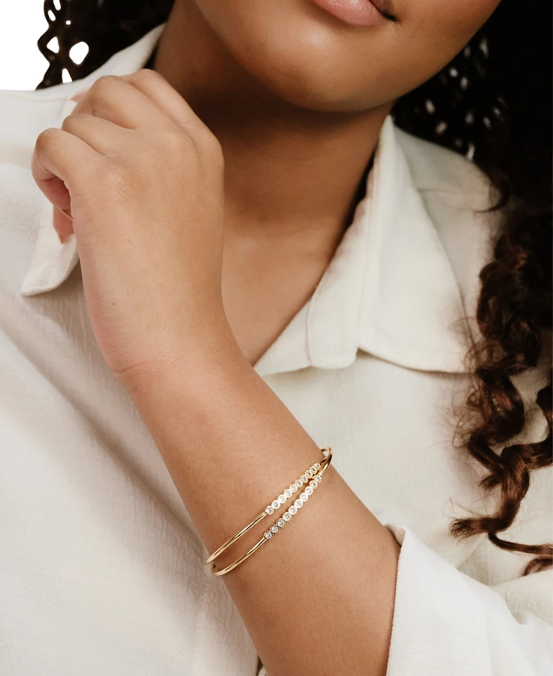 Ettika Double Take Crystal Cuff Set