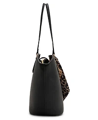 Anne Klein X-Large Textured Scarf Tote Bag