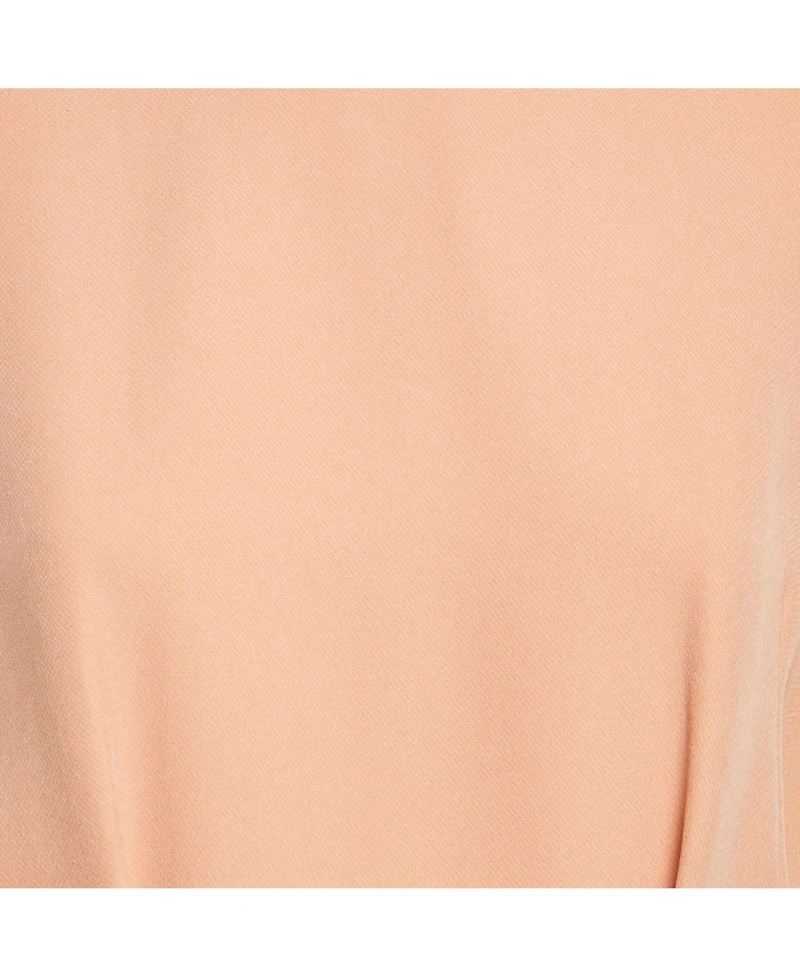 Pre-Owned Marni Women's Orange Crepe Pleated Sleeveless Short Dress